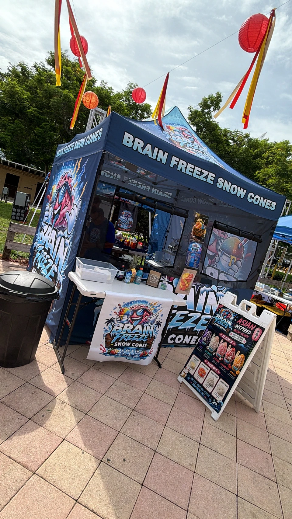 Brain freeze snow cones