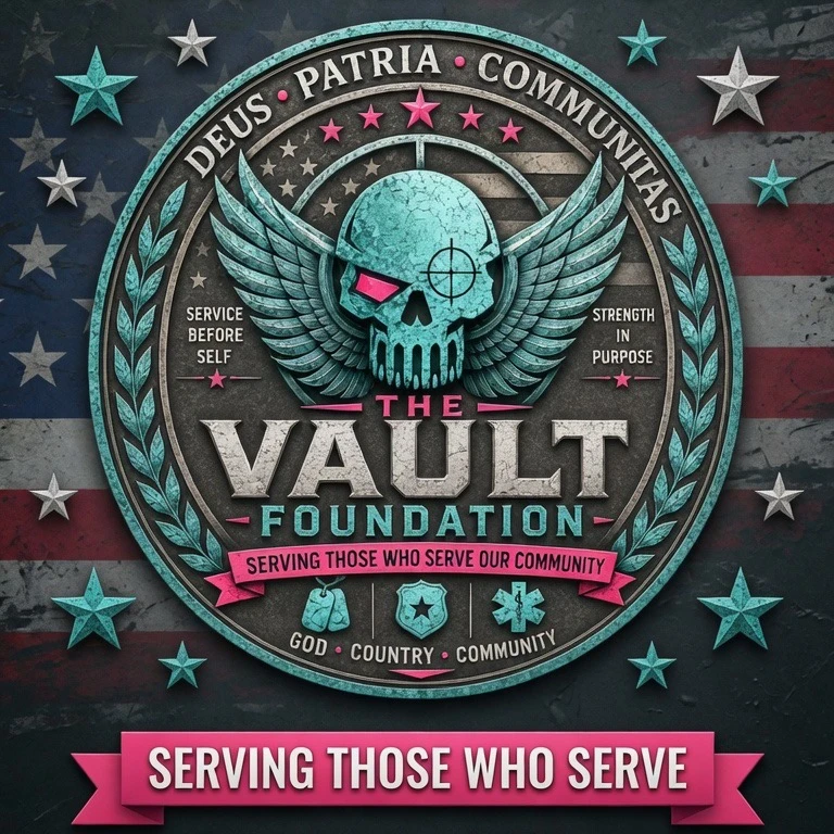 The Vault Foundation 501(c)(3) logo